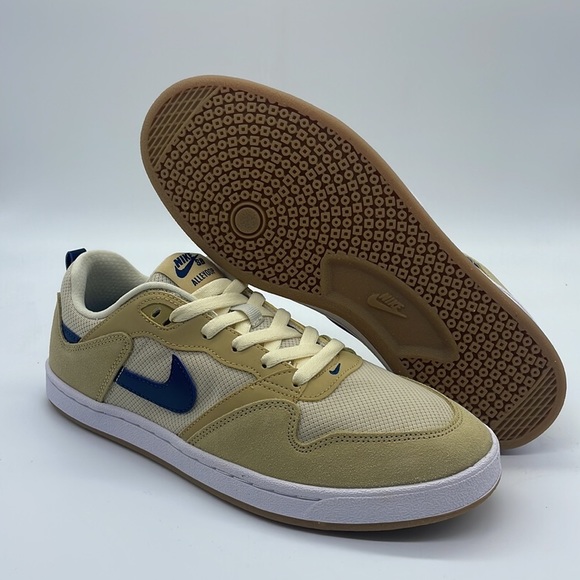 Nike SB Alleyoop Size 8 Club Gold/Midnight Navy-Fossil - Picture 2 of 6